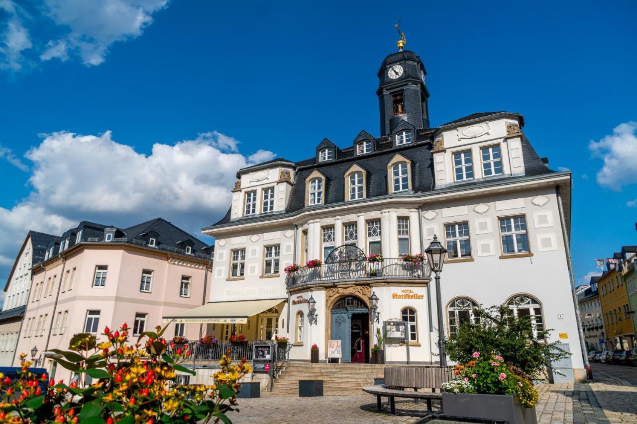 Hotel Ratskeller Schwarzenberg Schwarzenberg  Zewnętrze zdjęcie